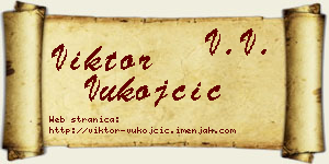 Viktor Vukojčić vizit kartica